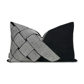 giovanni italia cushion cover handmade woven eco-friendly luxury pillow 30x50 cm front view