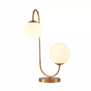 Handmade Table Lamp – Modern Decorative Lighting with Adjustable LED & Elegant Gold Finish