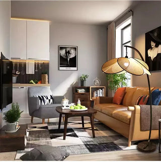 Contemporary Floor Lamp – Modern LED Lighting | Metal Black Scandinavian Design