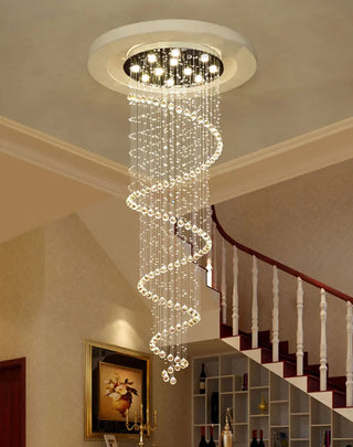 Gold Ceiling Light – Prestige Crystal Ceiling Lamp with Luxury Metal Pendant