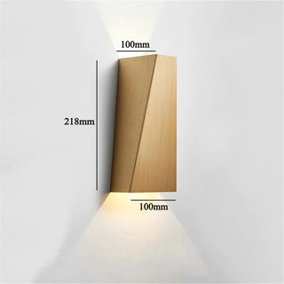 Designer Wall Light – Modern Aluminium Wall Sconce With Bidirectional Lighting Effect
