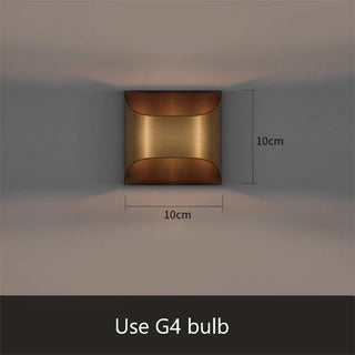 Copper Wall Light – Modern Wall Sconce With Warm Ambient Light & Easy Mounting