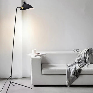 Designer metal floor lamp side – handcrafted one-head