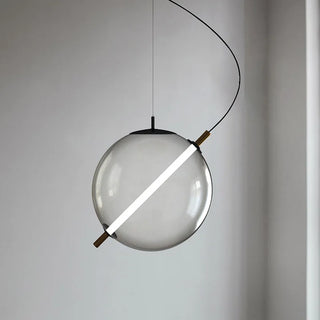 Contemporary Pendant Light – Modern Pendant Lamp with Smoked Glass Design
