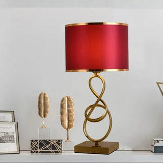 Gold Bedside Lamp – Modern Table Lamp with Dimmable LED & Touch Control Lighting