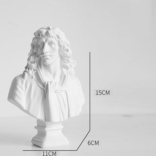 artistic character modern resin figurines creative art decor lifestyle view