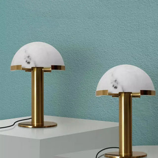 Luxury Bedside Lamp – Adjustable LED Lighting | Gold Finish Contemporary Table Lamp