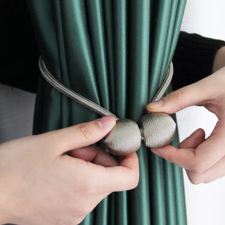 magnetic curtain tieback elegant polyester curtain holders fiamma neri showcase view