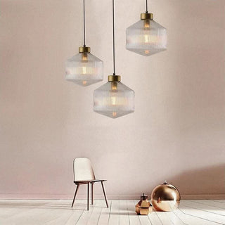 Modern Hanging Lamp – Nordic Pendant Light With Adjustable Glass Metal Design