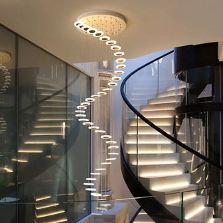Fluxe Ceiling Light – Modern Spiral Staircase Light | Elegant Sculptural Fixture