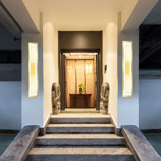 Waterproof LED Wall Light – Modern Gold Aluminum Adjustable Dimmable Fixture