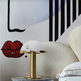 Luxury Bedside Lamp – Adjustable LED Lighting | Gold Finish Contemporary Table Lamp