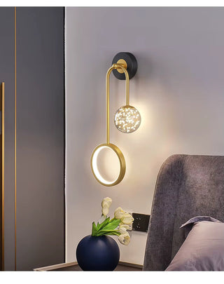 Slender Wall Light | Gold Finish Lighting - Natural Style Lamp by Lumavera