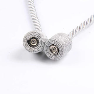 magnetic curtain tieback elegant polyester rope stylish window treatment alternate view