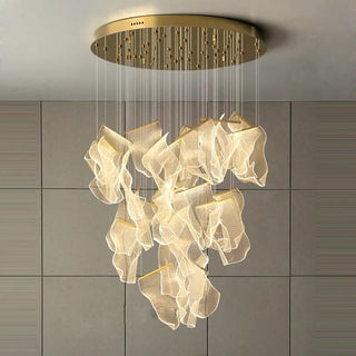 Colossal Luxury Chandelier – Modern Crystal Pendant Light with Ambient LED Lighting