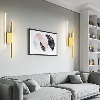 Contemporary Wall Light – Slim LED Wall Lamp | Geometric Black Aluminum Sconce