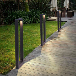 Modern Garden Lamp – Aluminum Lamp Post With LED Outdoor Lighting Fixture