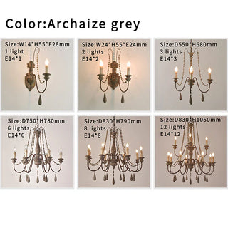 White Wooden Chandelier – Vintage Rustic Light Fixture for Living Room Lighting