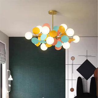 LED Pendant Light - Artistic Suspension Lamp | Nordic Style Lighting, Warm Ambient Illumination