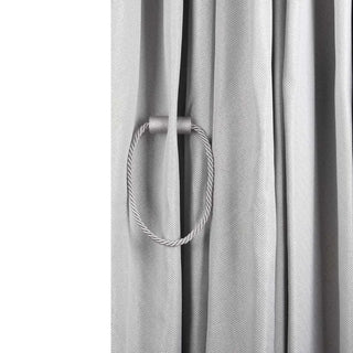 magnetic curtain tieback elegant polyester rope stylish window treatment top view