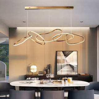 Dimmable LED Pendant Light – Modern Ceiling Light With Adjustable Brightness & Elegant Ring Design