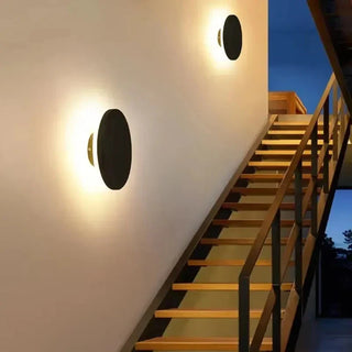 Halo Wall Lamp – Aluminium Floating Disc Light with Soft Halo Lighting