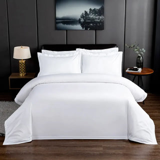 hotel duvet cover luxury cotton bedding set 600 thread count breathable sheets close-up