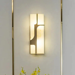 Contemporary Wall Sconce – Modern Wall Light with Gold Finish & Soothing LED Illumination