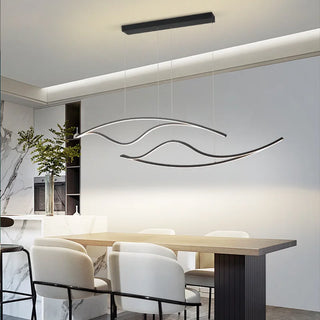 Nordic Chandelier – Modern Lighting Metal Fixture with Soft Ambient Glow