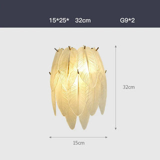 Modern Chandelier | Frosted Glass Ceiling Light Fixture - LED Bulb Included