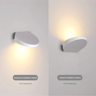 Compact LED Wall Light – Minimalist Circular LED Light for Small Spaces