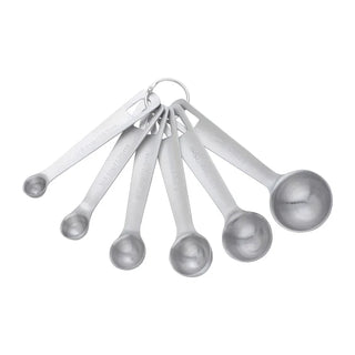 stainless steel measuring spoons durable 6 piece kitchen utensil set set view