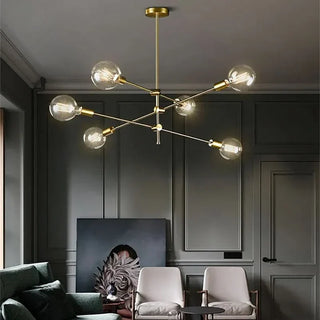 Modern Pendant Lamp – Adjustable Arm Spider Pendant Light for Living Room Lighting