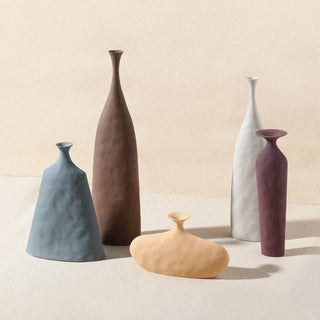 scandinavian style vase tom vella porcelain ceramic modern minimalist home accents detail
