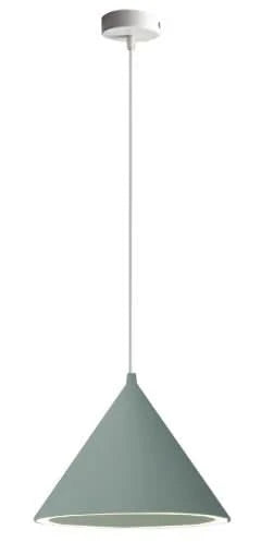 Cone Pendant Lamp – Modern LED Hanging Light With Colorful Pastel Lampshade