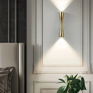 Brass waterproof wall sconce — Nordic style outdoor LED lamp