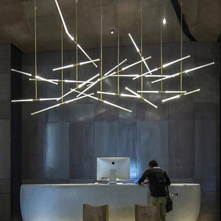 Gold Pendant Light – Modern Metal Pendant Lamp with Frosted Glass Diffuser