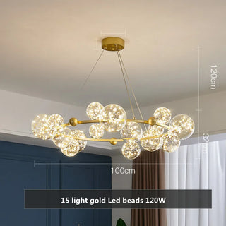Modern Pendant Light – Elegant LED Metal Fixture with Cord Hanging Design