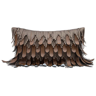 italian cushion cover handmade woven premium cotton polyester blend front view