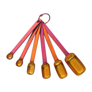 stainless steel measuring spoons durable 6 piece set certified food safe detail