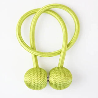 magnetic curtain tieback elegant polyester curtain holders fiamma neri top view