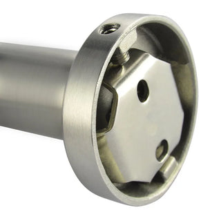 brushed toilet roll holder 304 stainless steel bathroom tissue dispenser side view