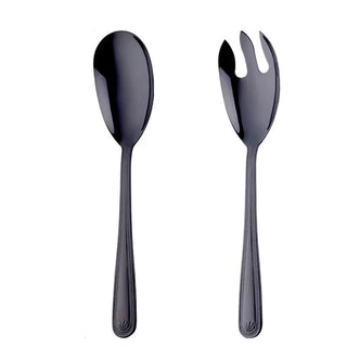 stainless steel salad fork set durable eco-friendly bali kitchenware angle view