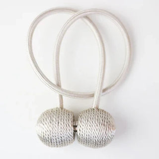 magnetic curtain tieback elegant polyester curtain holders fiamma neri close-up