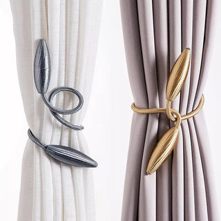 curtain tiebacks strong alloy belts plush polyester drapery holders overview