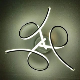 Contemporary Ceiling Light – Modern Flower Shape Soft LED Lamp for Living Room