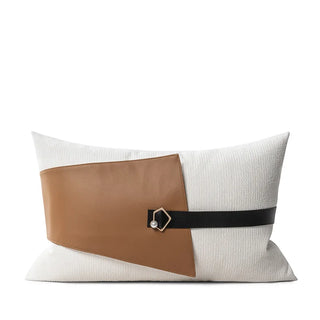 luxury cushion cover giovanni italia handmade woven textile pillow 30x50 cm front view