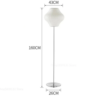 Silk Floor Lamp – Modern LED Lighting With Luxury Silk Lampshade Design