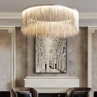 Voltra Pendant Light – Elegant Crystal Pendant Light with LED Ceiling Lamp