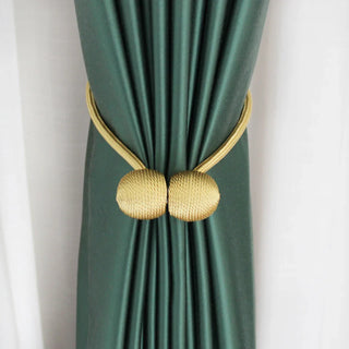 magnetic curtain tieback elegant polyester curtain holders fiamma neri macro view
